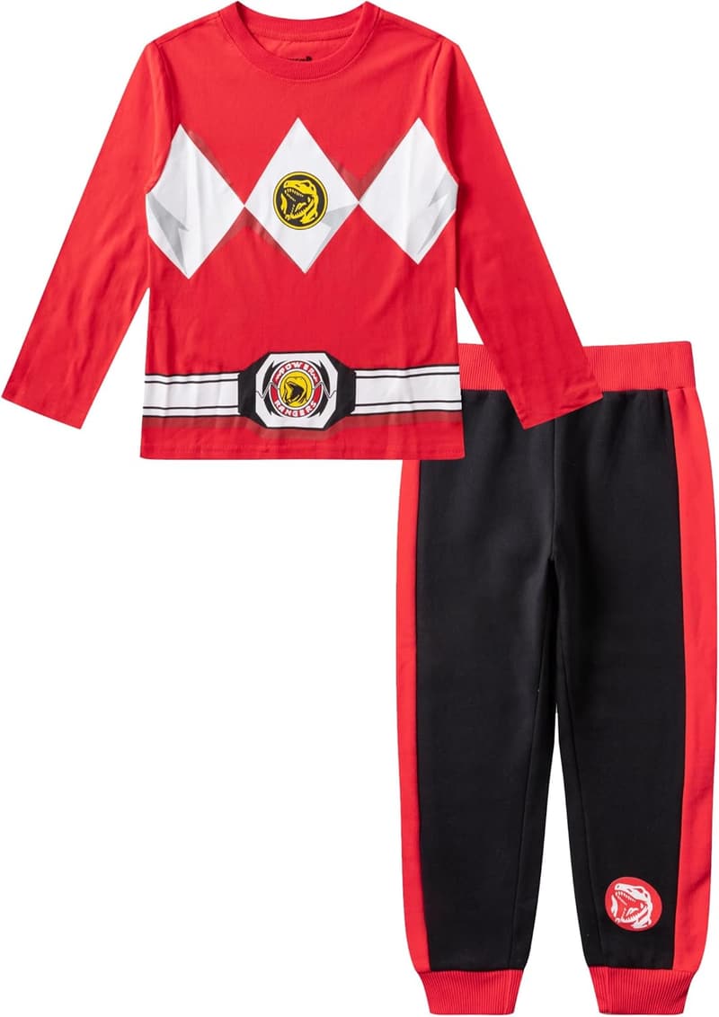 Power Rangers Long Sleeve Shirt & Pants Set for Boys