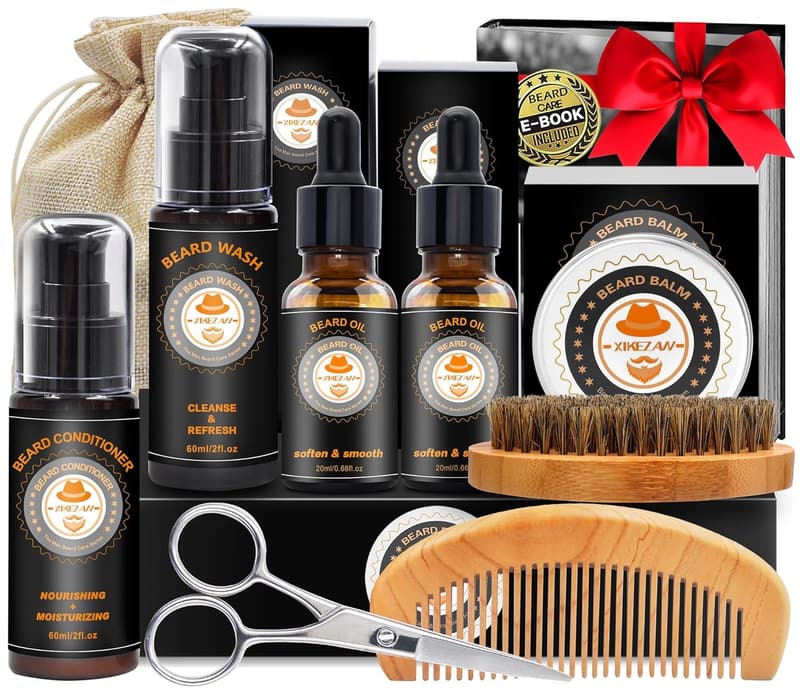 Beard Grooming Kit for Men – Father's Day & Birthday Gift