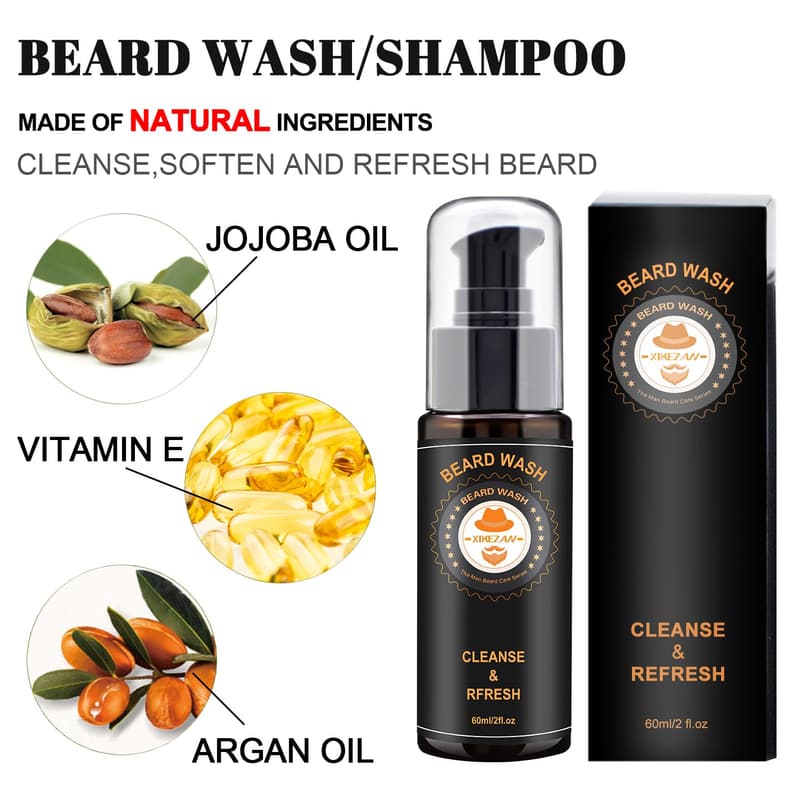 Beard Grooming Kit for Men – Father's Day & Birthday Gift