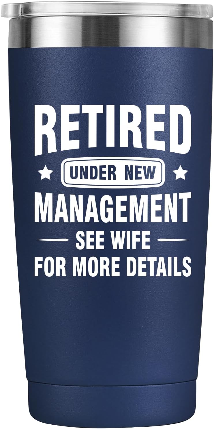 Retirement Coffee Tumbler for Men - 20oz