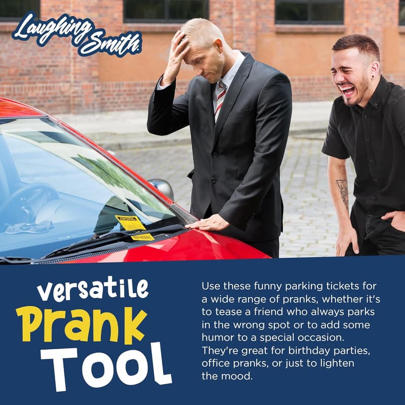 Funny Fake Parking Tickets - Hilarious Gag Gifts for Adults