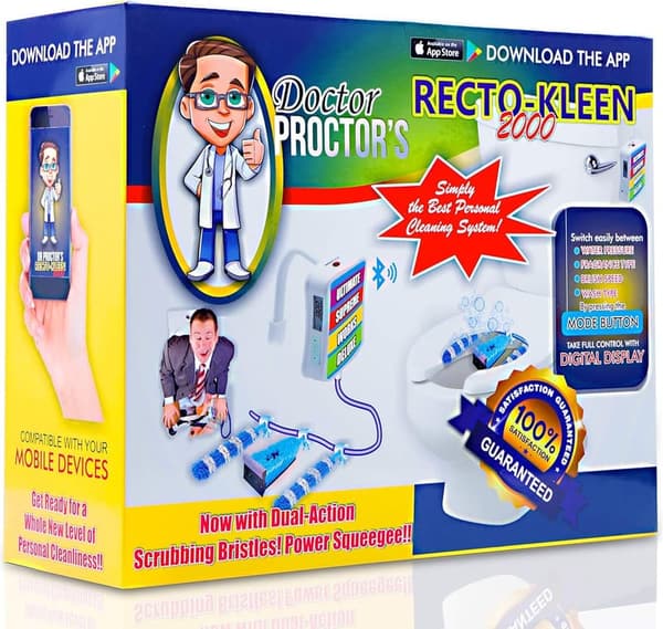 Funny Prank Gift Box - Dr. Proctor's Recto-Kleen 2000