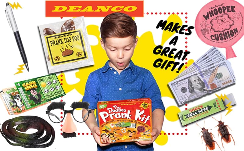 Ultimate Prank Kit for Kids - 40-Pc Party Favors & Jokes