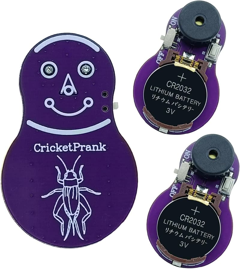 Hidden Cricket Noise Maker Prank (3 PCS) - Beeping Fun