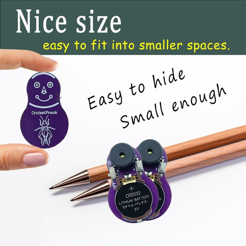 Hidden Cricket Noise Maker Prank (3 PCS) - Beeping Fun