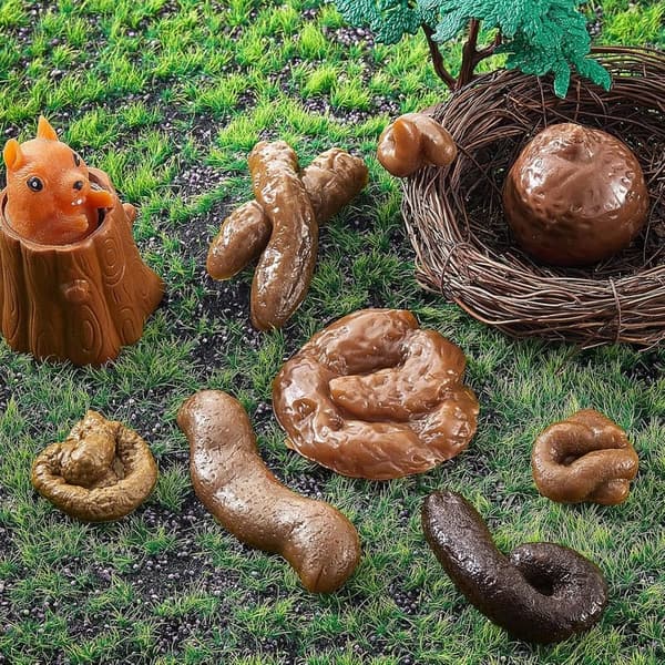 Realistic Fake Dog Poop - Gag Toy for Pranks and Parties