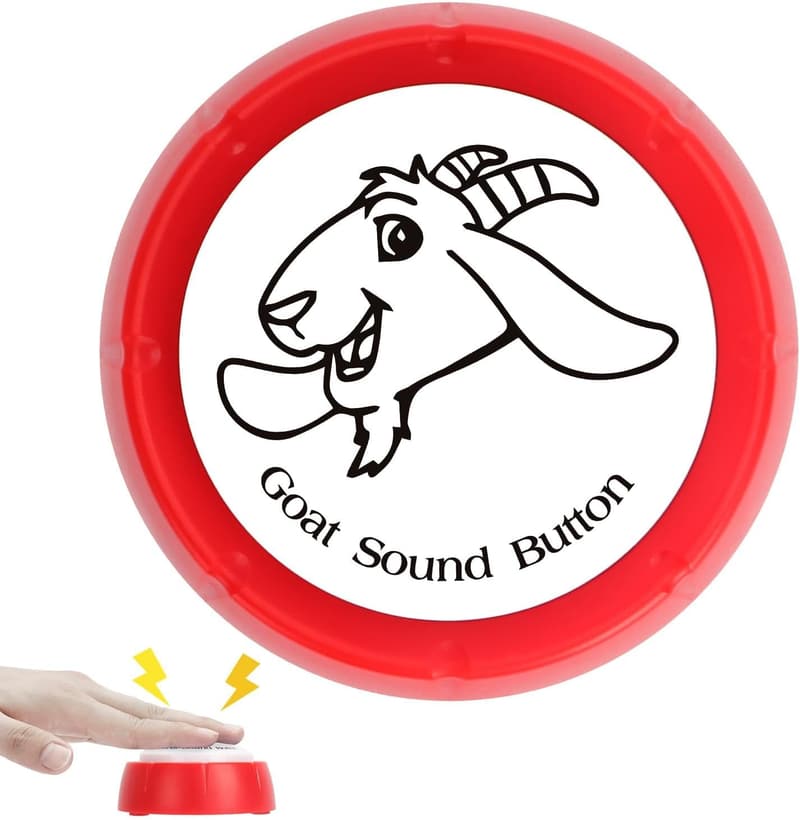 Funny Goat Sound Desk Toy Button for Office Gag Gifts