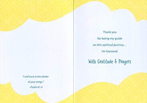 Thank You Card with Blue Banner for Confirmation