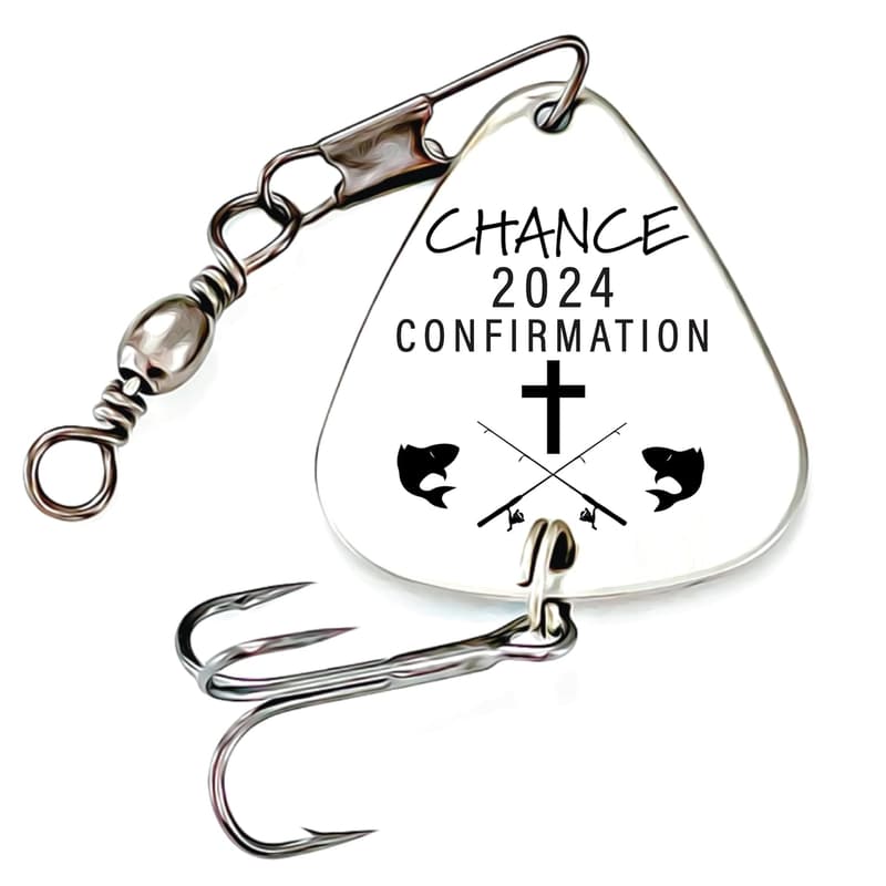 Personalized Fishing Lure for Boys' Confirmation Gift