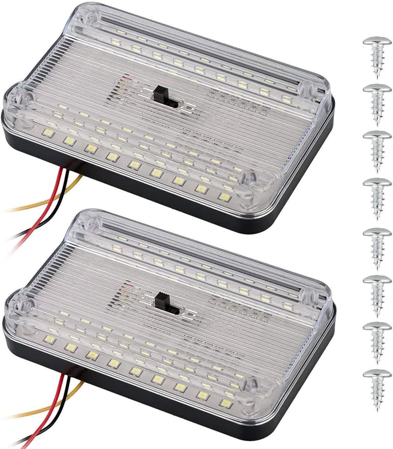 DC 12V 36 LED Interior Light with On/Off Switch for Vehicles