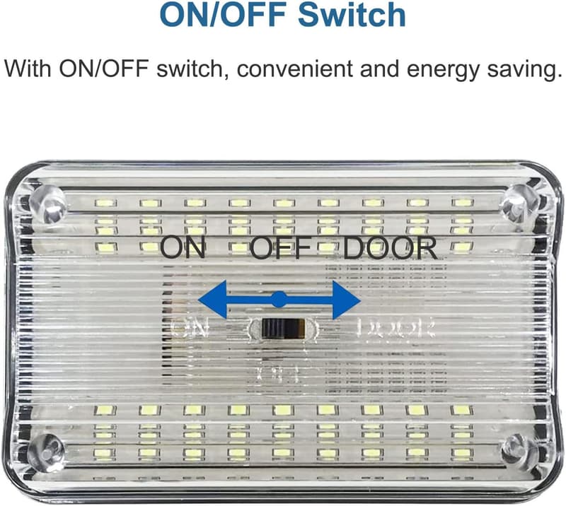 DC 12V 36 LED Interior Light with On/Off Switch for Vehicles
