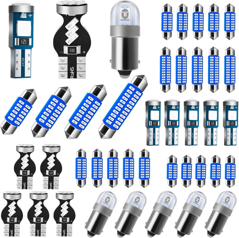 LED Replacement Bulb Kit - 42 Super Bright Blue Lights