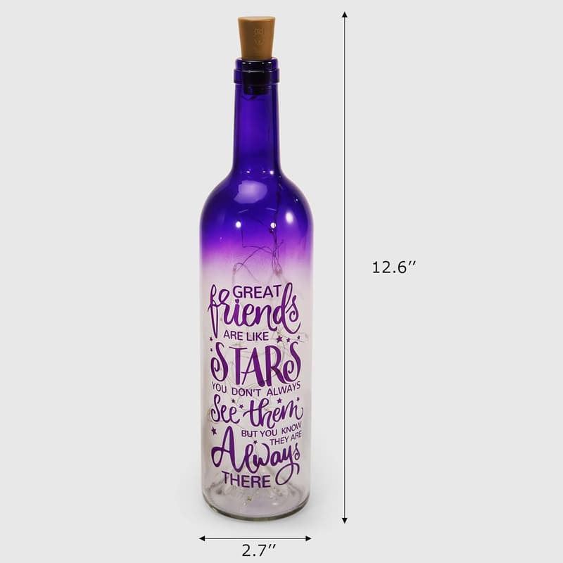 Wine Bottle Lights - Unique Friendship Gift for Women