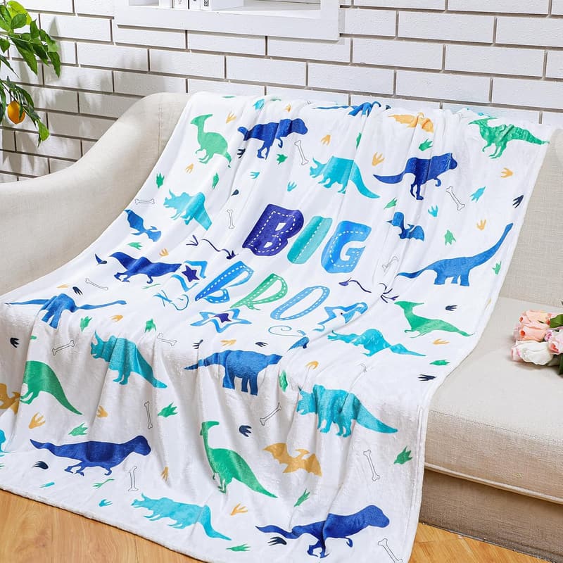 Big Brother Blanket - Soft Cozy Flannel Gift for Birthdays
