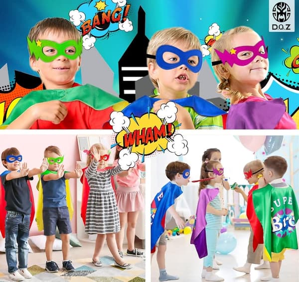 Big Brother Dress-Up Superhero Cape & Mask for Kids