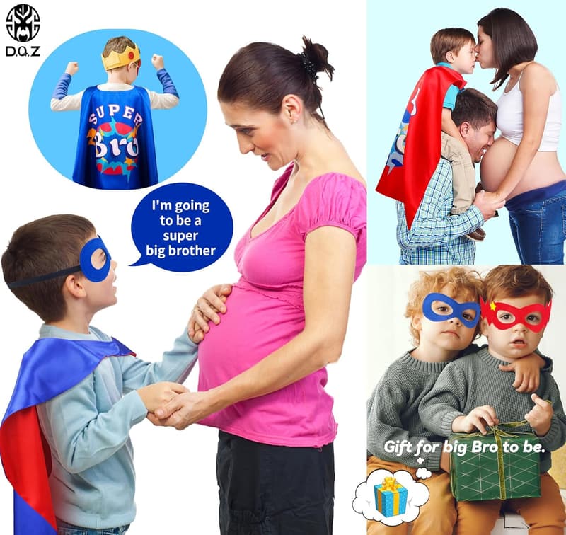 Big Brother Dress-Up Superhero Cape & Mask for Kids