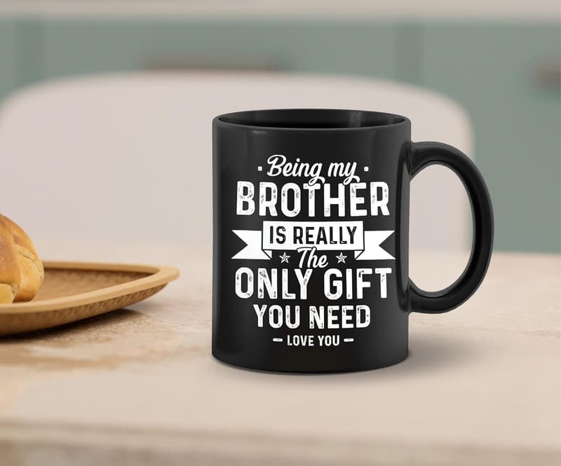 Birthday Gifts for Brother - Funny Ceramic Coffee Mug 11oz