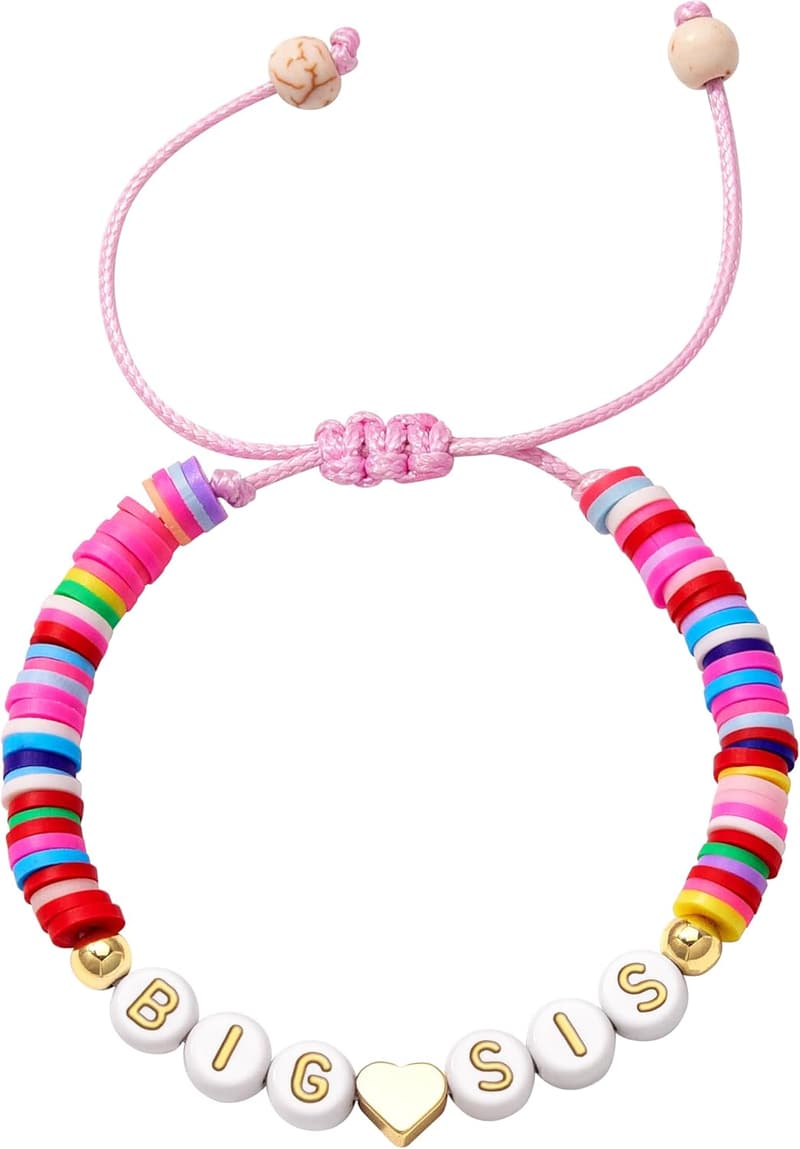 Big Sister Charm Bracelet for Toddler - Gift for Girls