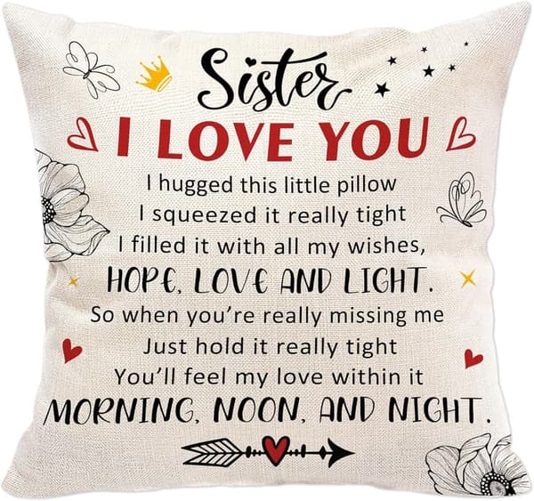 Big Sister Birthday Pillow Cover - Decorative 18