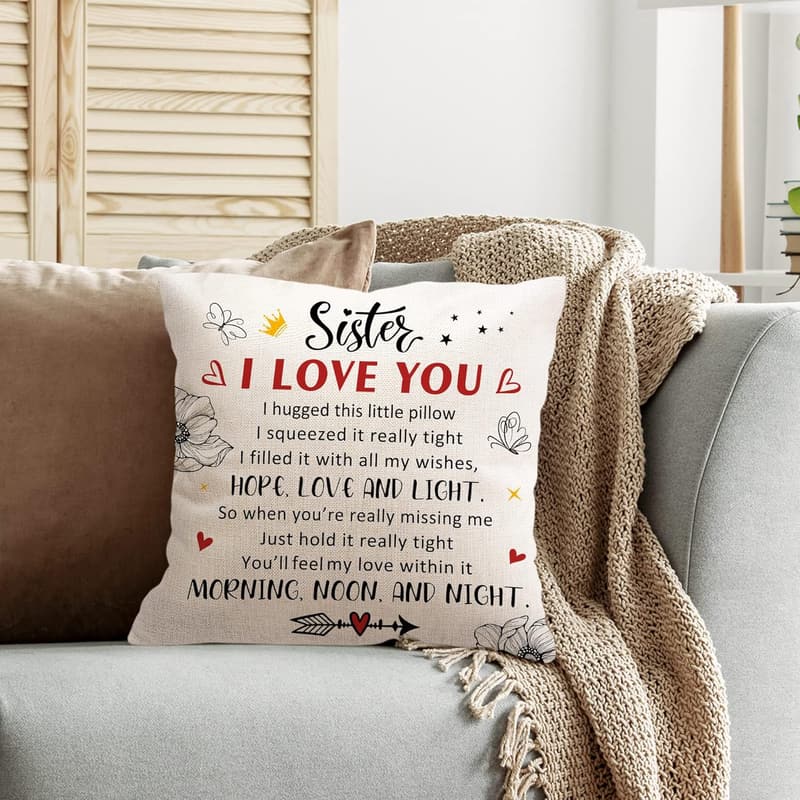 Big Sister Birthday Pillow Cover - Decorative 18