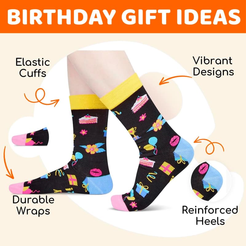Birthday Gifts for Women - Cute Socks for Her