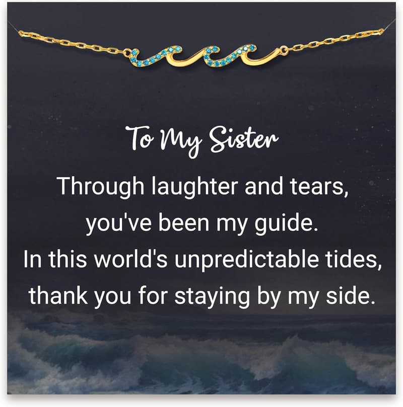 Women's Wave Bracelet - Perfect Birthday & Retirement Gift