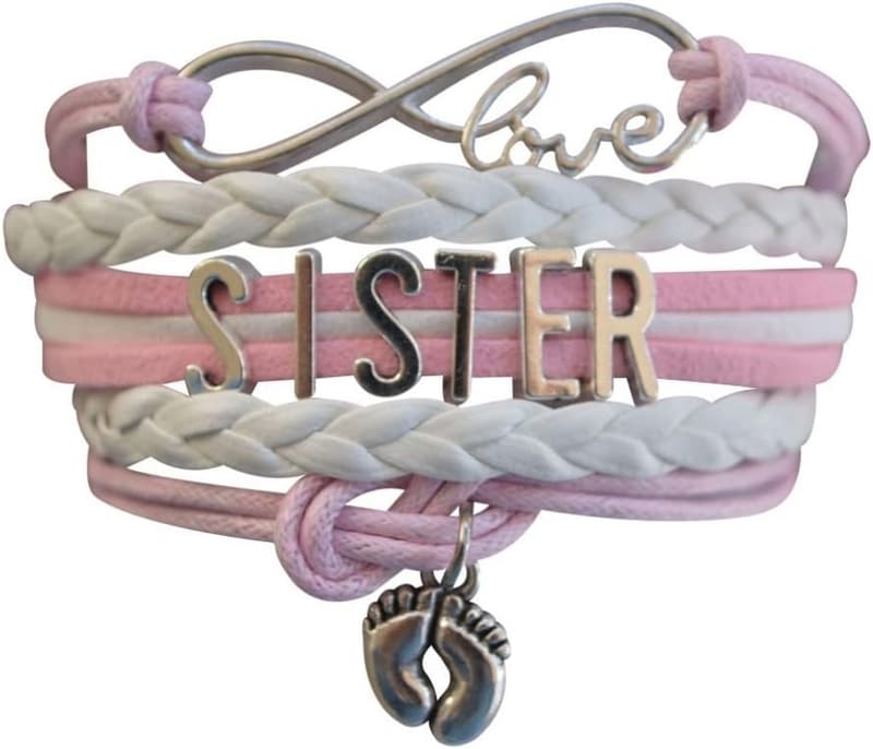 Sister Charm Bracelet - Infinity Collection Gift for Sisters