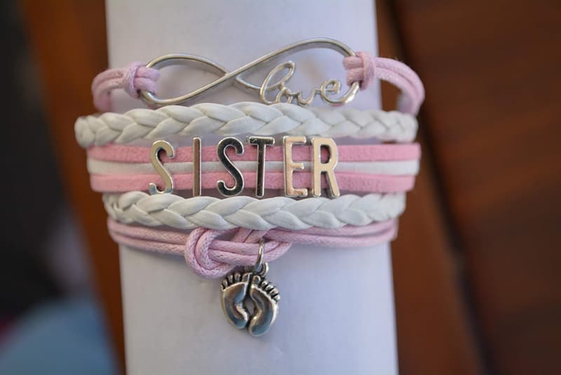 Sister Charm Bracelet - Infinity Collection Gift for Sisters