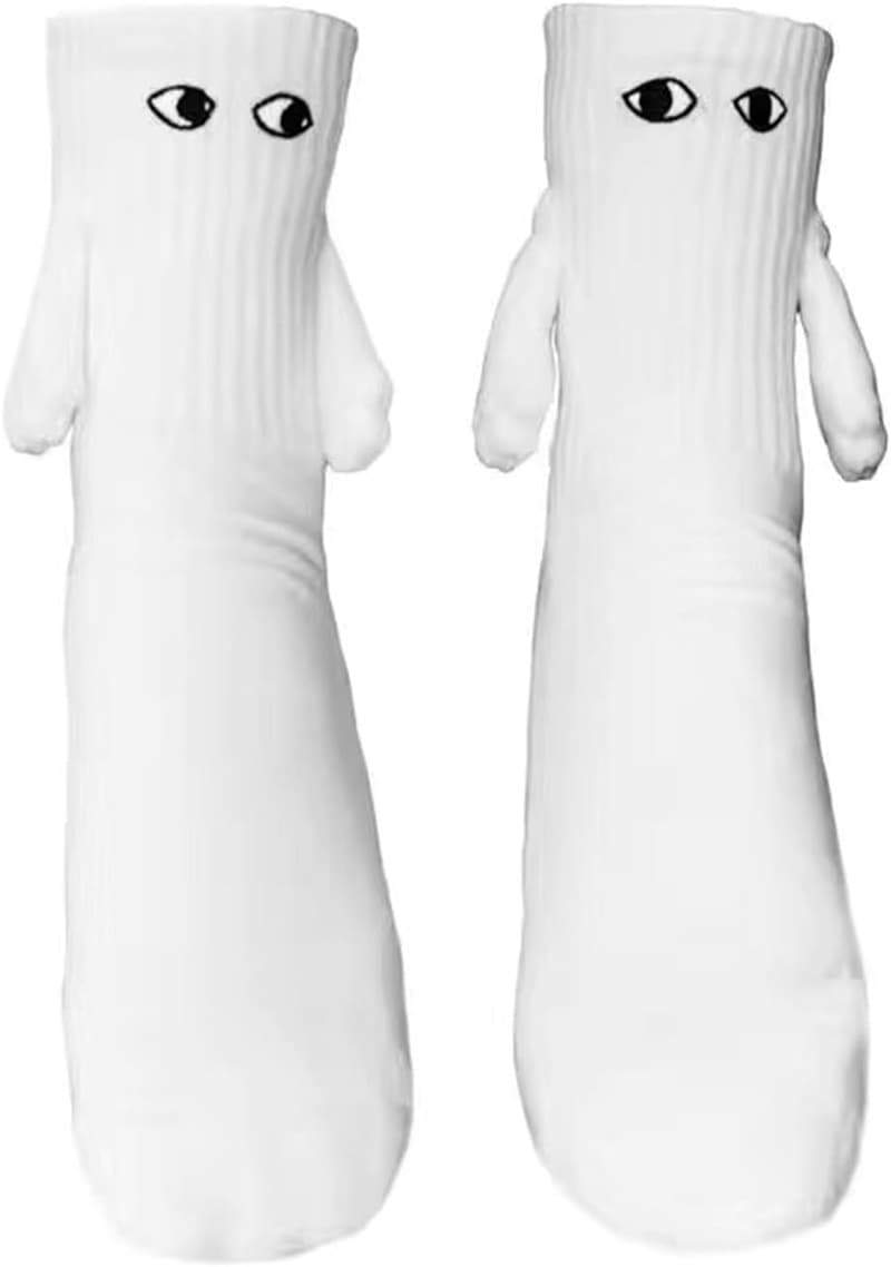 Couples Holding Hands Magnetic Mid-Tube Socks