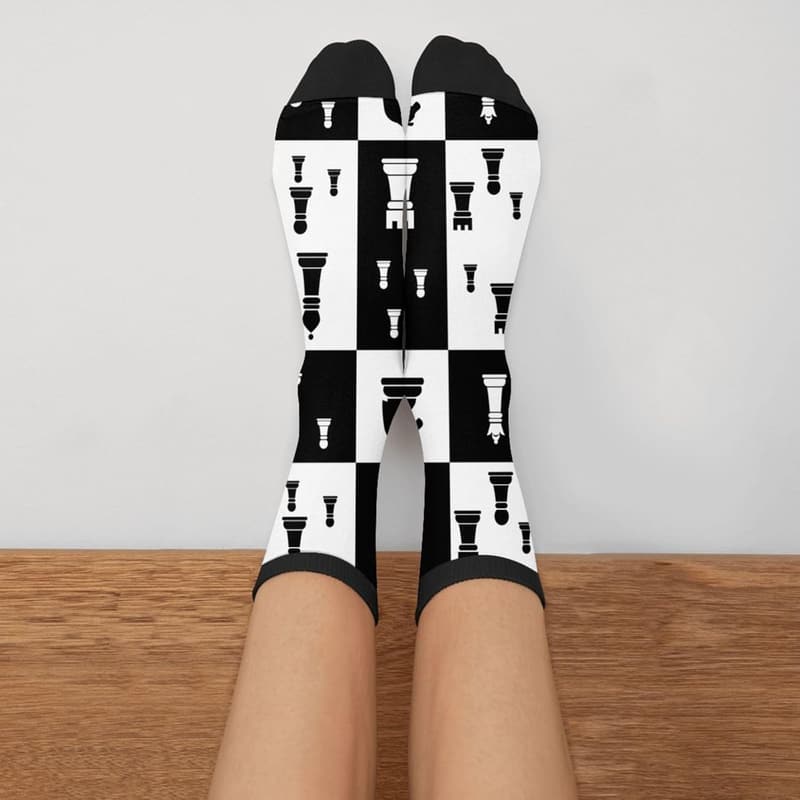 Funny Casual Crew Socks for Men and Women - Comfortable Novelty Design