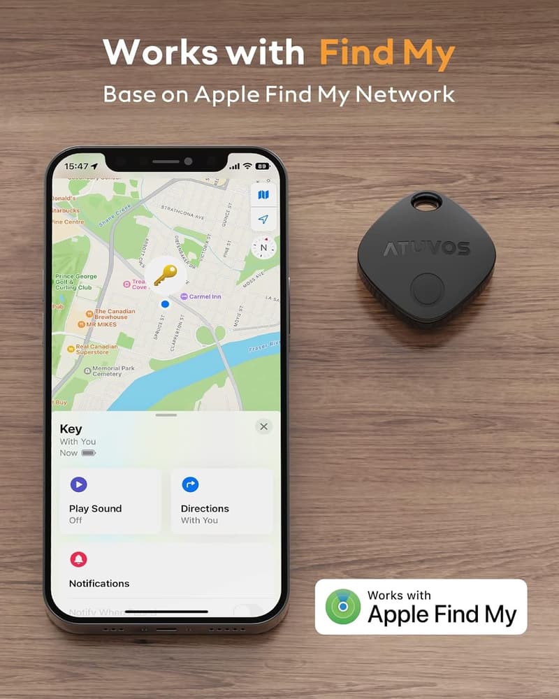 Bluetooth Luggage Tracker - 4 Pack for Apple Find My APP