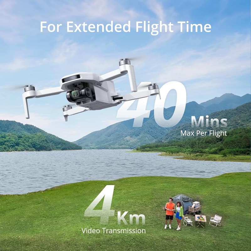 Entry-Level Potensic ATOM LT GPS Drone with 2 Batteries, EIS 2.5K Camera