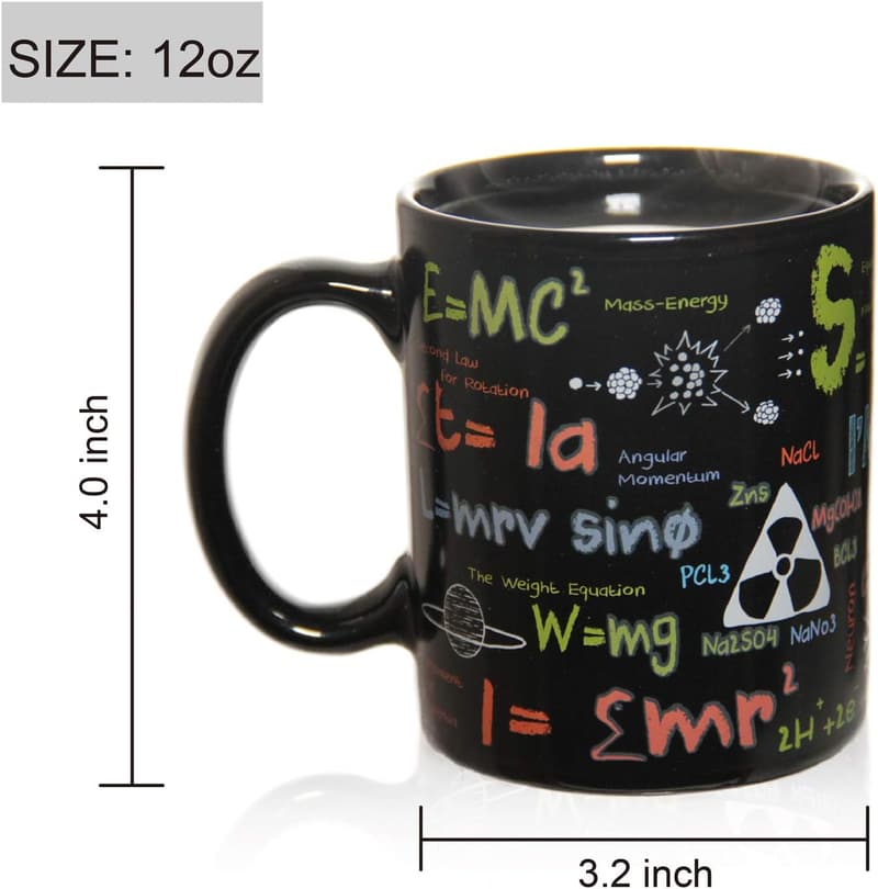 Engineer Math Heat Sensitive Color Changing Mug - 12oz Gift