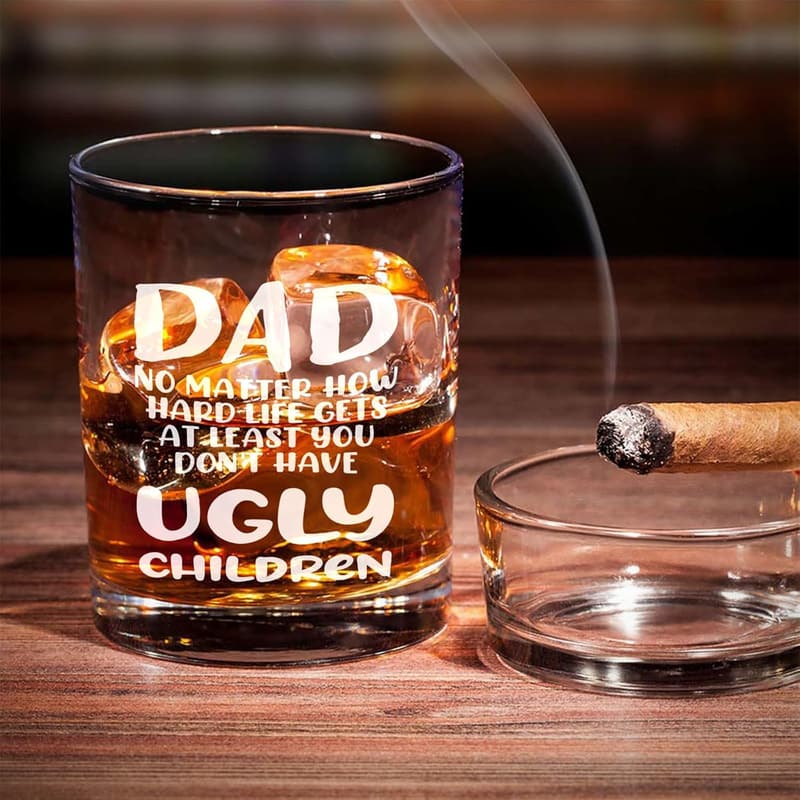 Whisky Glass Gift for Dad – 11oz Birthday & Father's Day