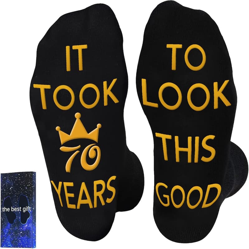 Funny Men's Socks for Father's Day - Gift for Dad, Husband, Grandpa