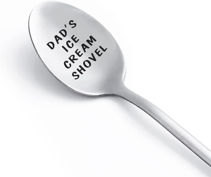 Funny Engraved Stainless Steel Spoon Shovel for Dad