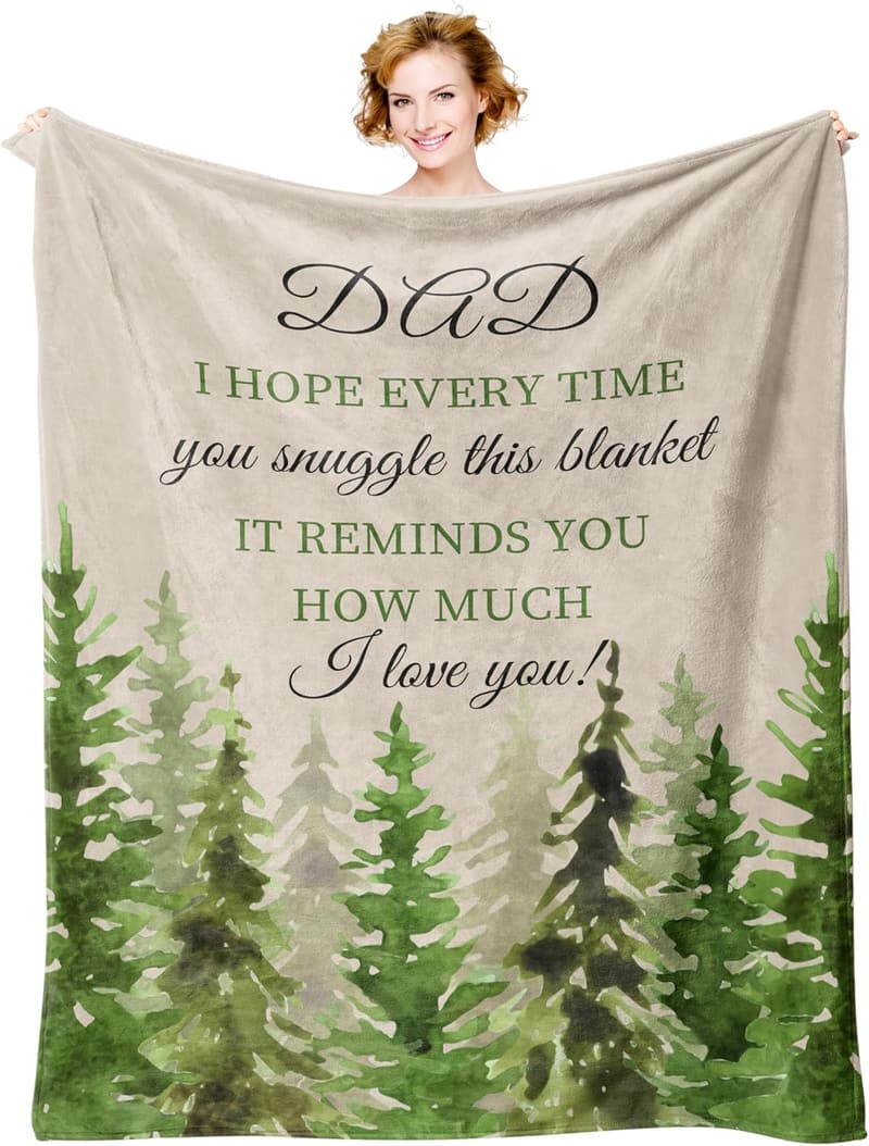 Father's Day Blanket for Dad, 60