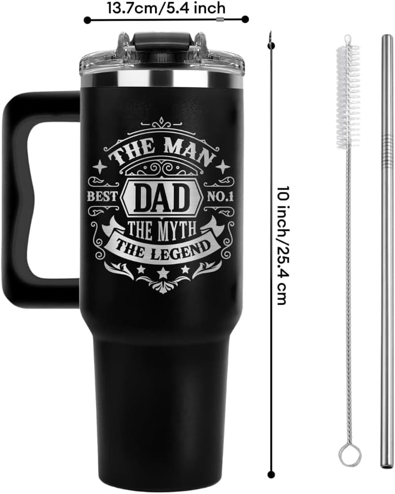 Father's Day 40 Oz Tumbler - Best Gift for Dad