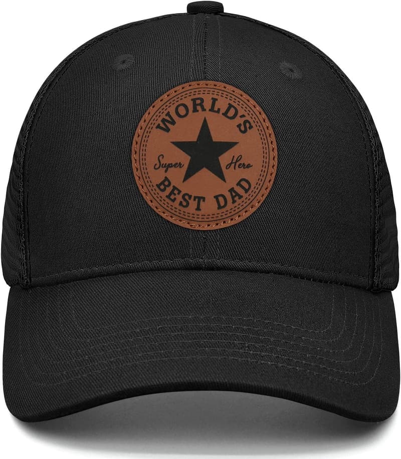 Father's Day Gift: Best Dad Ever Black Trucker Hat