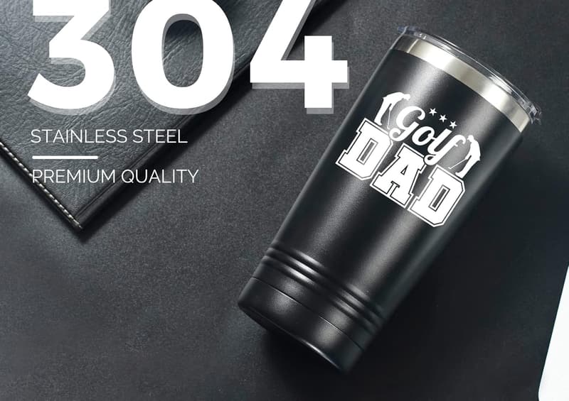 Funny Golf Tumbler for Dad - 20oz Gift for Father's Day