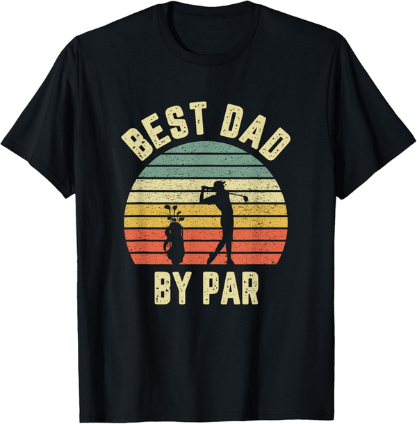Father's Day Vintage Golfing T-Shirt for Dad