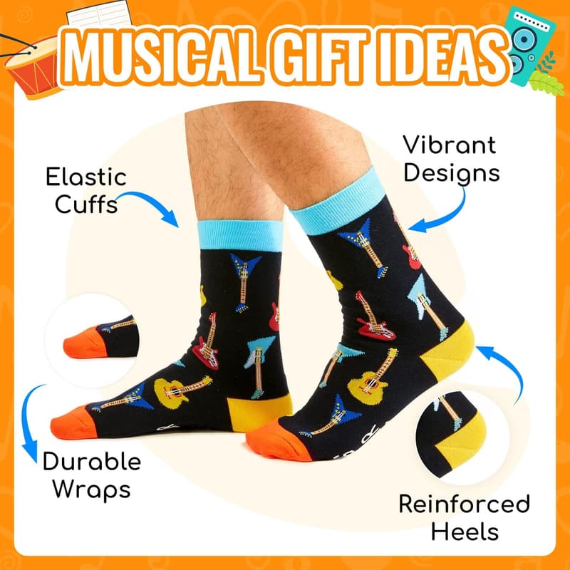 Heavy Metal Horror Movie Socks for Music Lovers