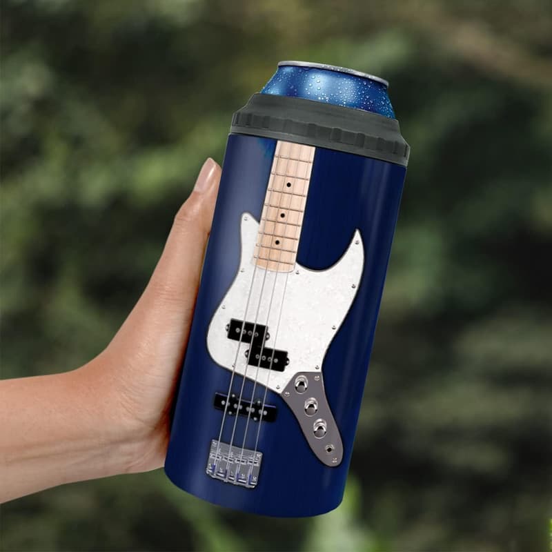 Guitarist Gifts 4-in-1 Stainless Steel Tumbler Can Cooler
