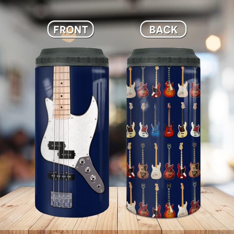 Guitarist Gifts 4-in-1 Stainless Steel Tumbler Can Cooler