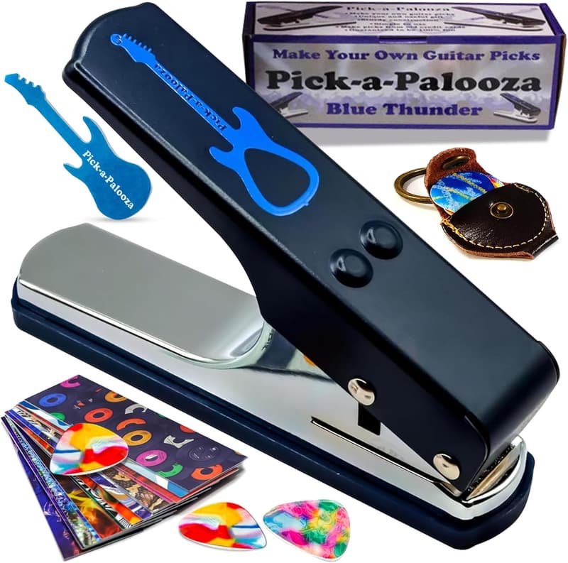 DIY Guitar Pick Maker Kit with Key Chain Holder - Unique Gift for Musicians