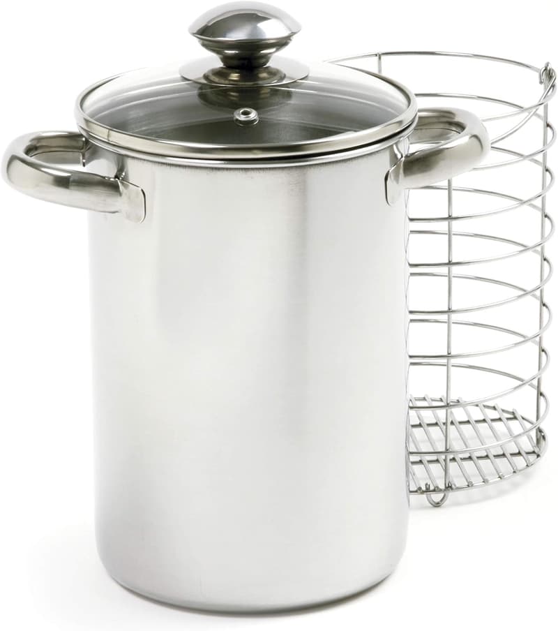 Stainless Steel Vertical Cooker/Steamer Set, 3 Pieces