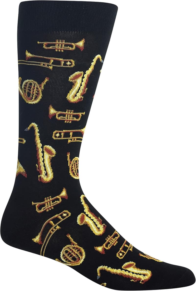 Funny Pop Culture Men's Crew Socks - 1 Pair