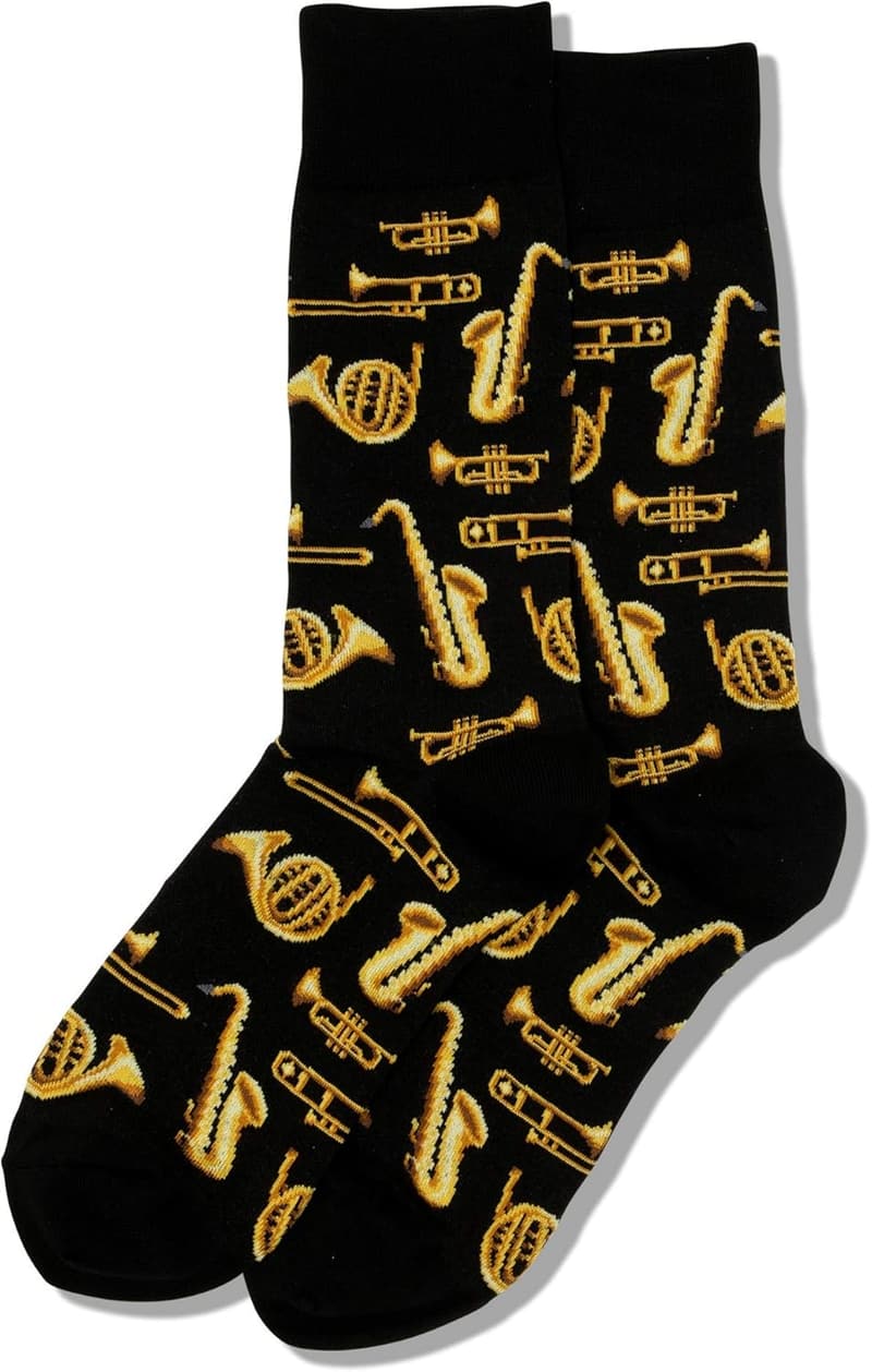 Funny Pop Culture Men's Crew Socks - 1 Pair