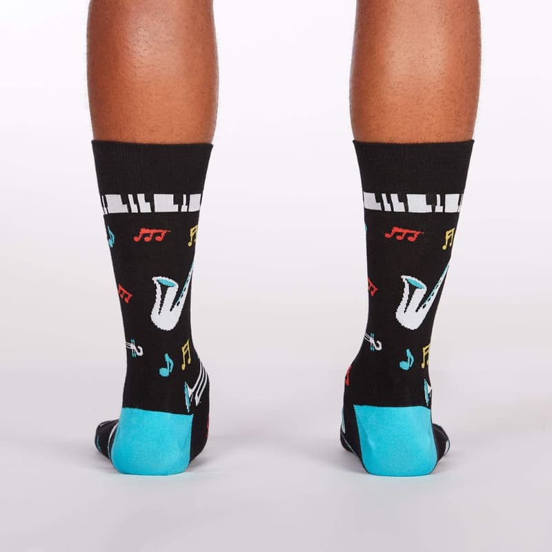Men's Crew Socks - Space and Alien Design