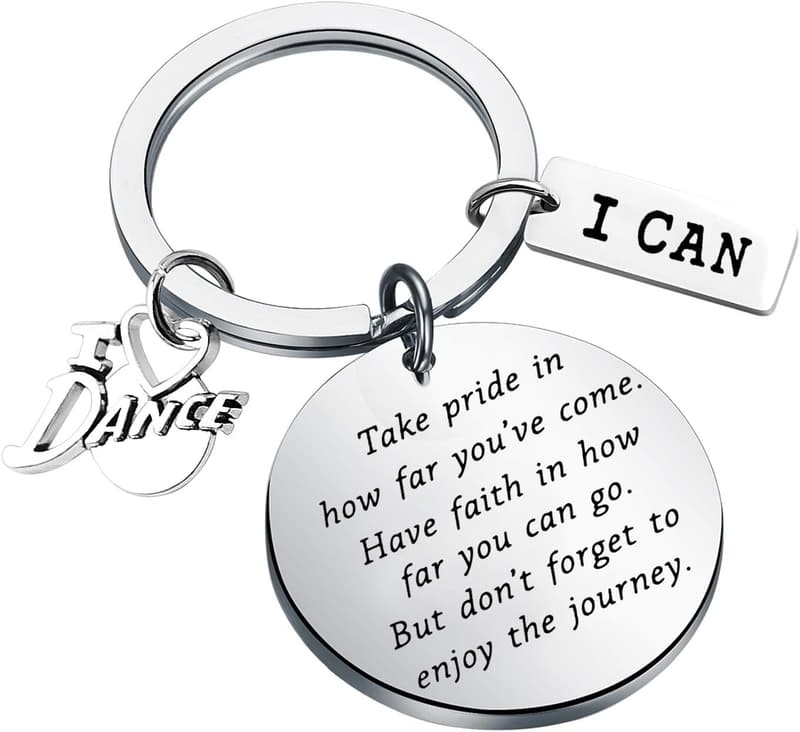 Dance Team Inspiration Keychain - Gift for Dancers